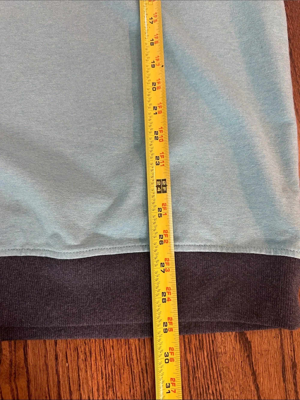 NWT Patagonia Men’s Crewneck Sweatshirt in crevasse blue with navy trim